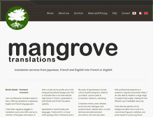 Tablet Screenshot of mangrovetranslations.com